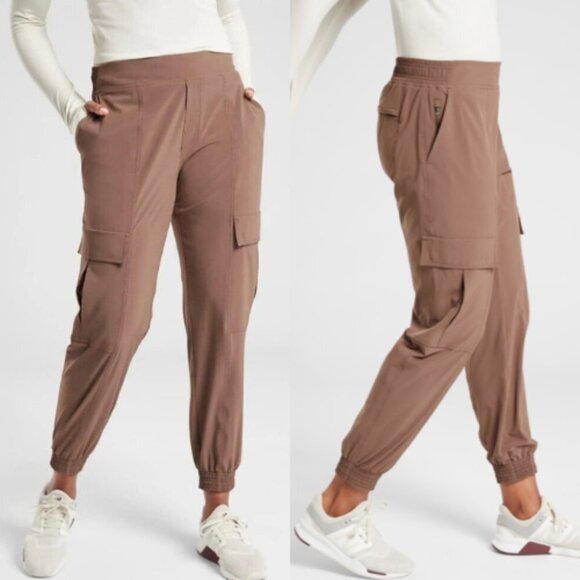 Athleta Pants - Athleta Brown Chelsea Utility Jogger Lifestyle Travel Pant 30743.